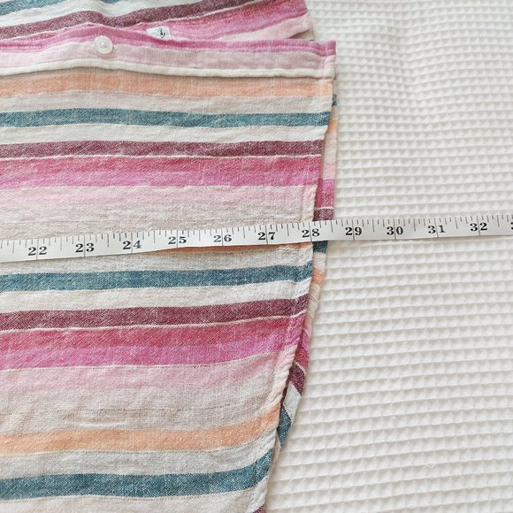 Colorful Striped Button-Up Shirt - Picture 10 of 12